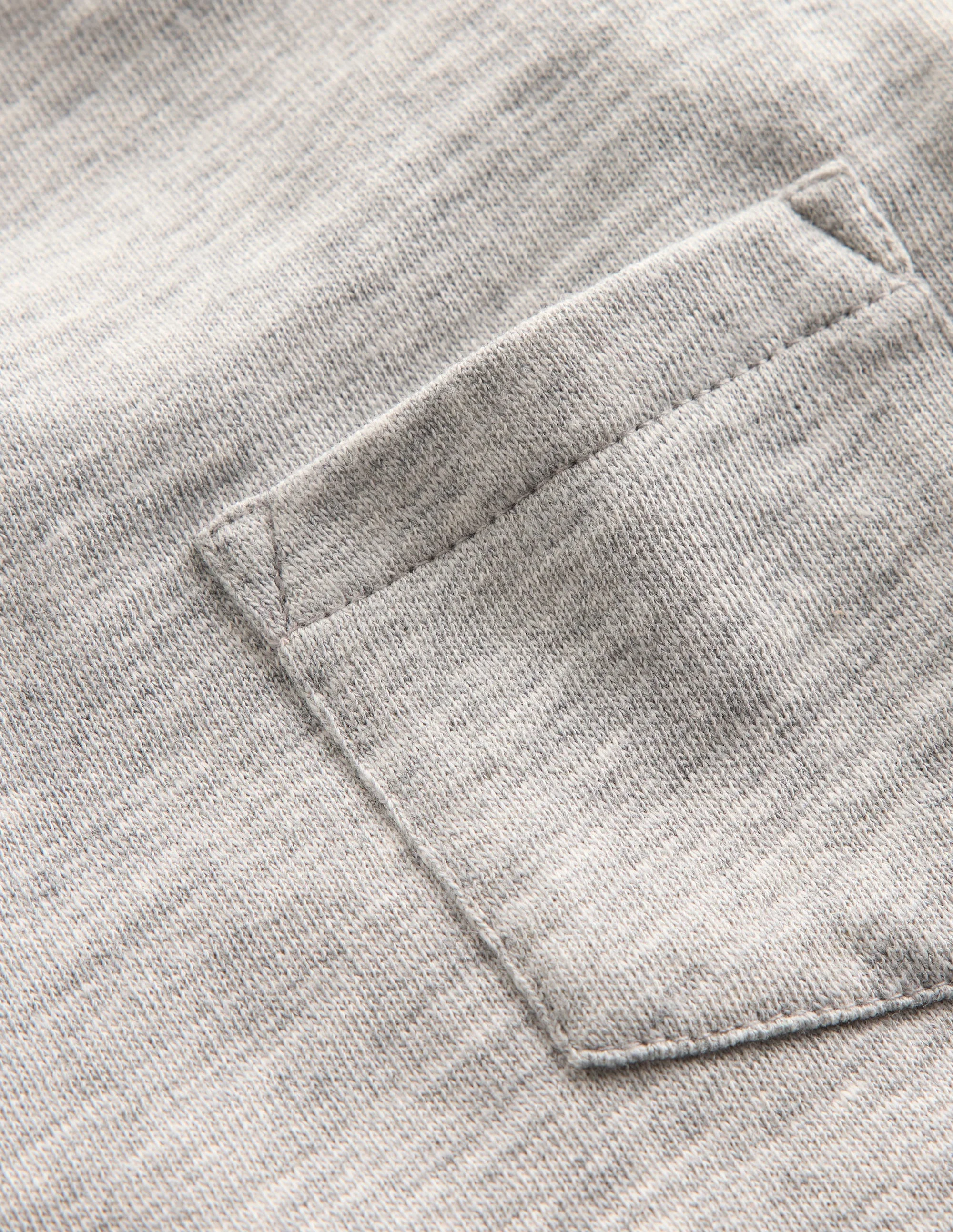 Cosy Mid-weight T-shirt-Grey Marl - Image 3