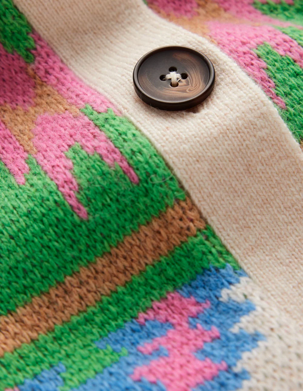 Abi Jacquard Cardigan-Multi Aztec - Image 10